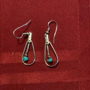 Silver and Turquoise earrings ♥️